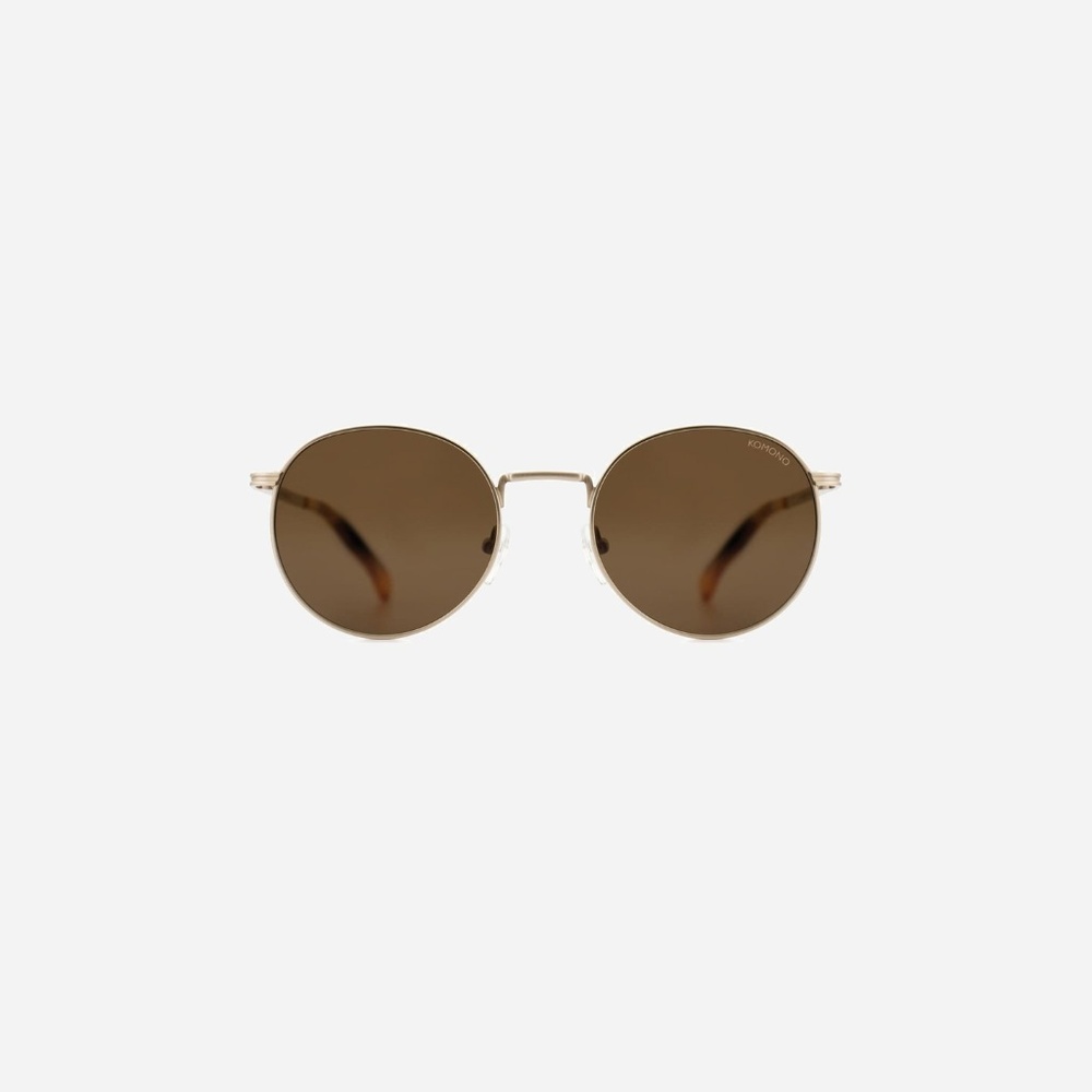 New Komono Taylor Sunglasses in White Gold